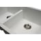 Msi White Double Bowl 33in X 19in Quartz Undermount Kitchen Sink ZOR-QTZ-DBSNK-0102 - alternate 7